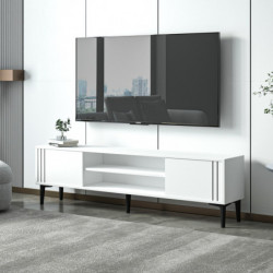 Mueble TV Snow Blanco Practica Hogar