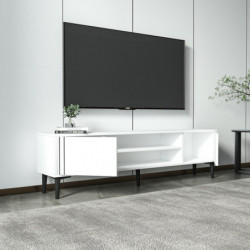 Mueble TV Snow Blanco Practica Hogar