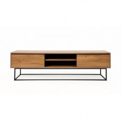 Mueble TV Laxus 180 negro nogal Practica Hogar