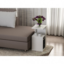 Mesa auxiliar Sister blanco Practica Hogar