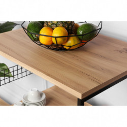 Mueble auxiliar Anemon pino negro Practica Hogar