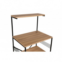 Mueble auxiliar Anemon pino negro Practica Hogar