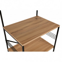 Mueble auxiliar Anemon pino negro Practica Hogar
