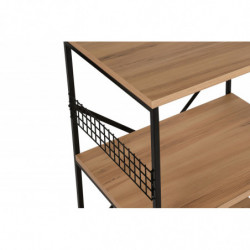 Mueble auxiliar Anemon pino negro Practica Hogar