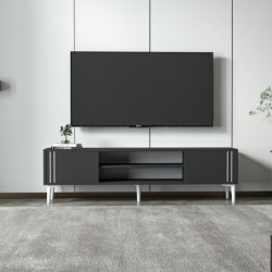 Mueble TV Snow Antracita Practica Hogar
