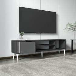 Mueble TV Snow Antracita Practica Hogar