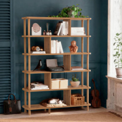 Librería Meta pino atlántico Practica Hogar
