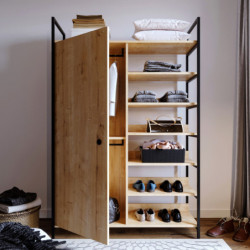 Armario Trendy L613 roble Practica Hogar