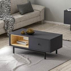 Mesa de centro Naturel Antracita Practica Hogar