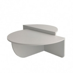 Mesa de centro Podium blanco Practica Hogar