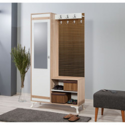 Recibidor İNCİ-220 sonoma roble Practica Hogar
