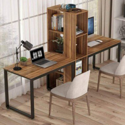 Escritorio de estudio Massası L194 nogal Practica Hogar