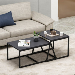 Mesa de centro Minimal Antracita Practica Hogar