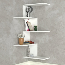 Estante de pared Caniko blanco Practica Hogar
