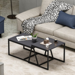 Mesa de centro Minimal Antracita Practica Hogar