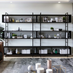 Estantería Takım L1160 negro Practica Hogar