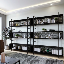 Estantería Takım L1160 negro Practica Hogar