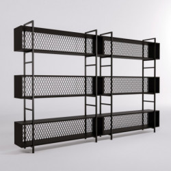 Estantería Takım L1160 negro Practica Hogar