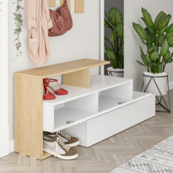 Recibidor Ramda roble blanco Practica Hogar