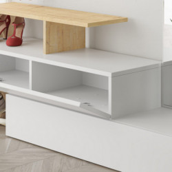 Recibidor Ramda roble blanco Practica Hogar