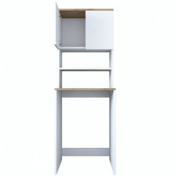 Mueble de lavadora KD101-1950 nogal blanco Practica Hogar