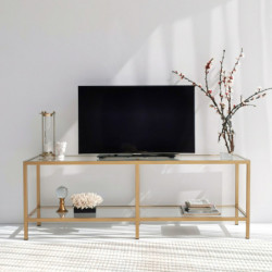 Mueble TV Basic TV501 dorado Practica Hogar