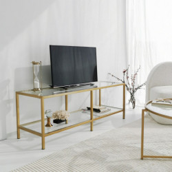 Mueble TV Basic TV501 dorado Practica Hogar