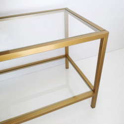 Mueble TV Basic TV501 dorado Practica Hogar