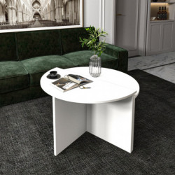 Mesa de centro Dolunay Blanco Practica Hogar