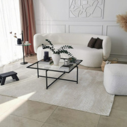 Mesa de centro Sun S409 negro Practica Hogar