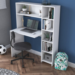 Escritorio de estudio HA104-2063 blanco Practica Hogar