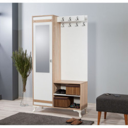 Recibidor İNCİ-200 sonoma roble Practica Hogar