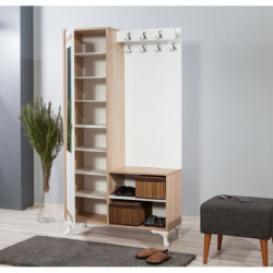 Recibidor İNCİ-200 sonoma roble Practica Hogar