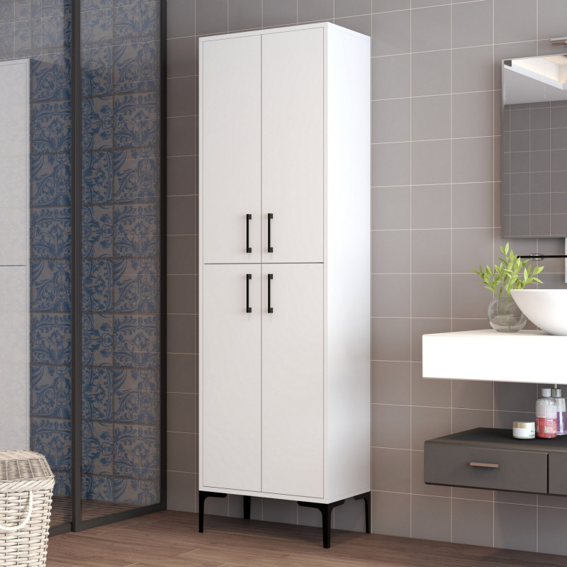 Mueble auxiliar Berlin A blanco Practica Hogar Mueble auxiliar Berlin A blanco Practica Hogar