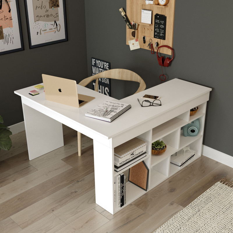 Escritorio de estudio CT5-W blanco Practica Hogar Escritorio de estudio CT5-W blanco Practica Hogar