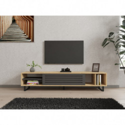 Mueble TV Safir antracita zafiro Practica Hogar