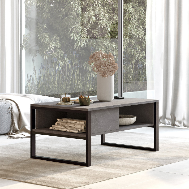 Mesa de centro ML34-RG plata Practica Hogar Mesa de centro ML34-RG plata Practica Hogar