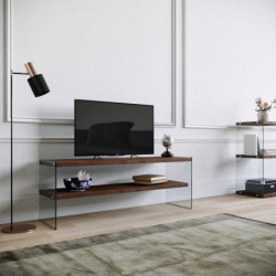 Mueble TV TV1003 nogal Practica Hogar