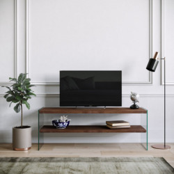 Mueble TV TV1003 nogal Practica Hogar