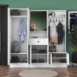 Recibidor M3 -1559 blanco Practica Hogar