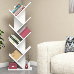 Librería Destan blanco Practica Hogar