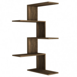 Estante de pared Caniko nogal Practica Hogar