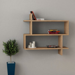 Estante de pared Paralel roble Practica Hogar