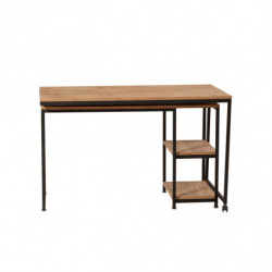 Escritorio de estudio Bera pino atlántico negro Practica Hogar