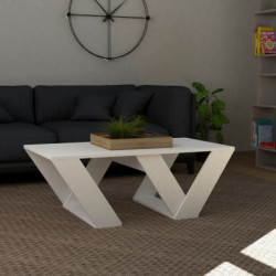Mesa de centro Pipra blanco Practica Hogar