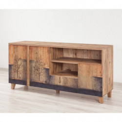 Mueble TV Marina Mila-753 pino atlántico Practica Hogar