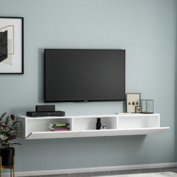 Mueble TV Terra Blanco Practica Hogar
