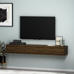 Mueble TV Terra Nogal Practica Hogar