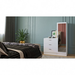Mueble auxiliar CC6-W blanco Practica Hogar