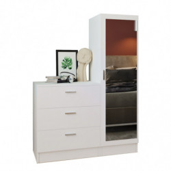 Mueble auxiliar CC6-W blanco Practica Hogar